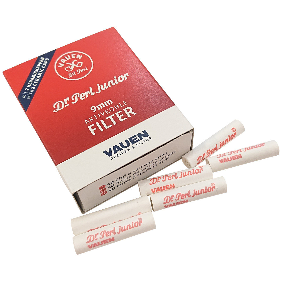 Filtry Fajkowe Vauen 9 mm 40 sztuk