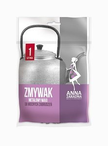Anna Zaradna Zmywak metalowy do mocnych zabrudzeń