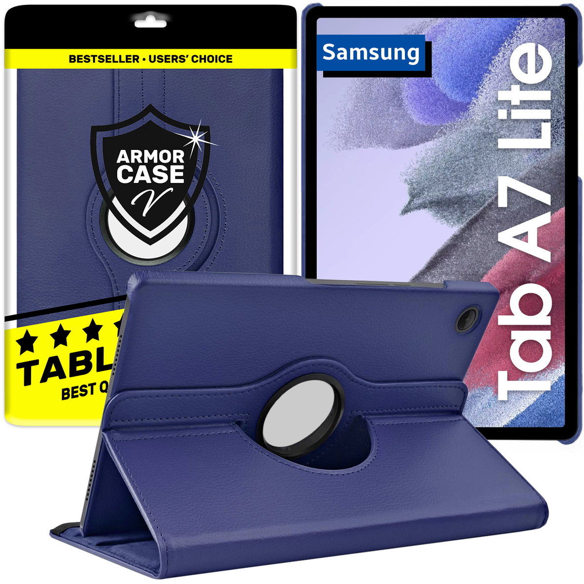 Etui do Samsung Galaxy Tab A7 Lite 8.7'' T220 T225 | granatowy