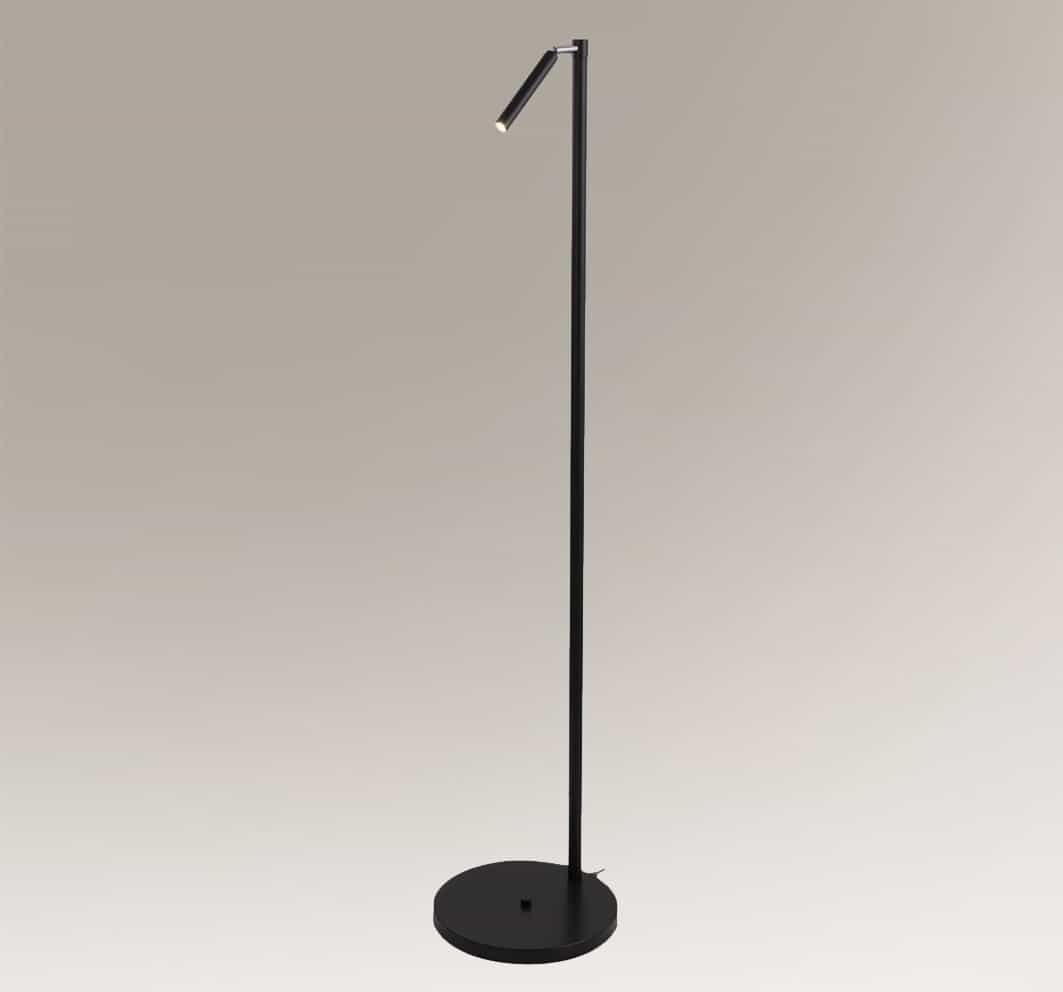 Shilo lampa podłogowa Kosame G9 130cm czarna 7872