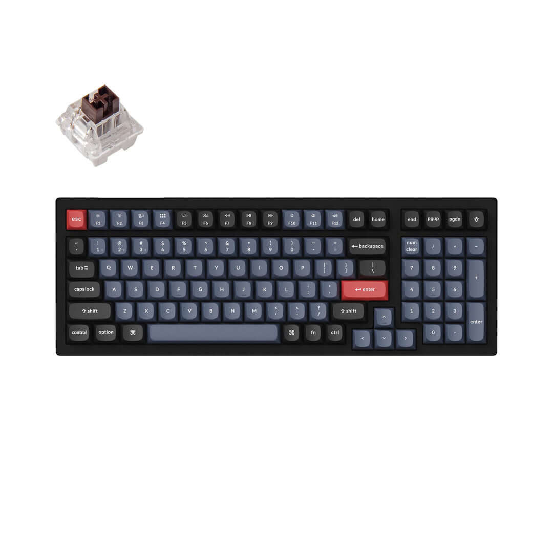 Keychron K4 Pro QMK/VIA Keychron K Pro Brown K4P-H3 czarna