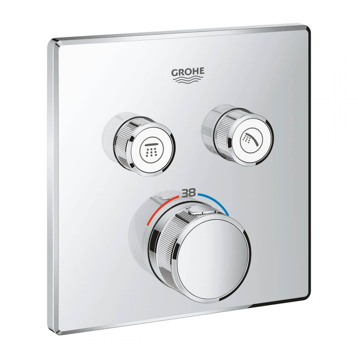 Grohe bateria termostatyczna do obsługi dwóch wyjść wody Grohtherm SmartControl 29124000 29124000