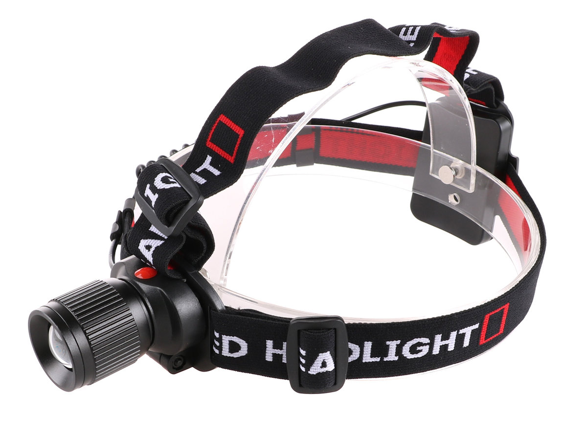 Latarka Czołowa Cree Led 3W Z Zoom Czołówka 1100