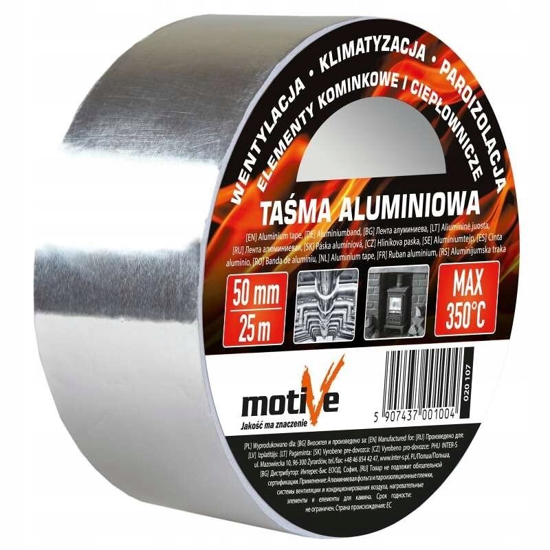 Motive Taśma Aluminiowa Izolacyjna 50M