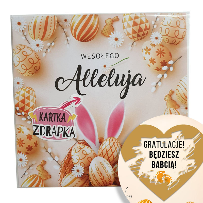 Hit! Będziesz BABCIĄ, Jestem W Ciąży - Wielkanoc, Ciąża, Zdrapka
