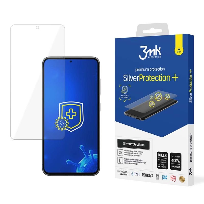 Samsung Galaxy S23+, Folia ochronna,  3mk SilverProtection+