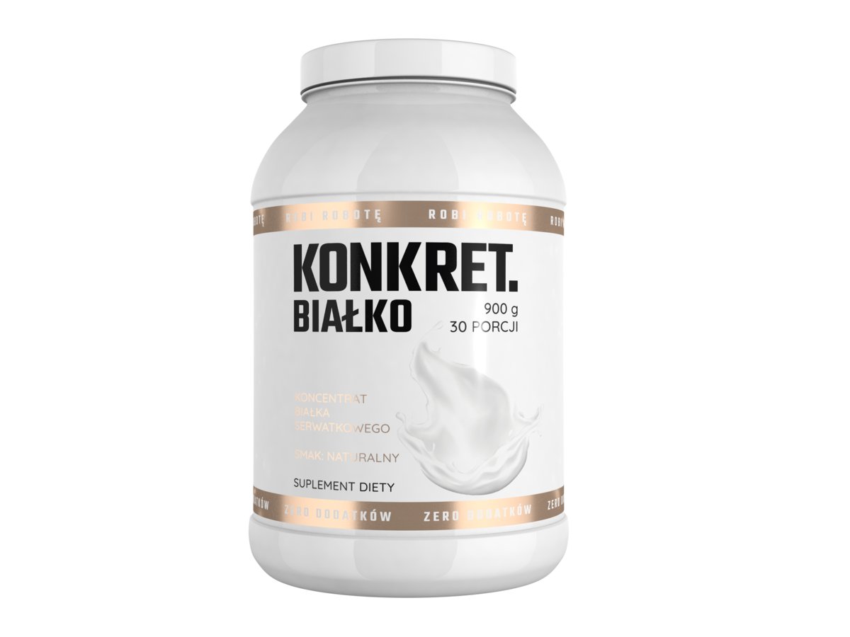 Białko WPC 80 Smak Naturalny 900g Konkret