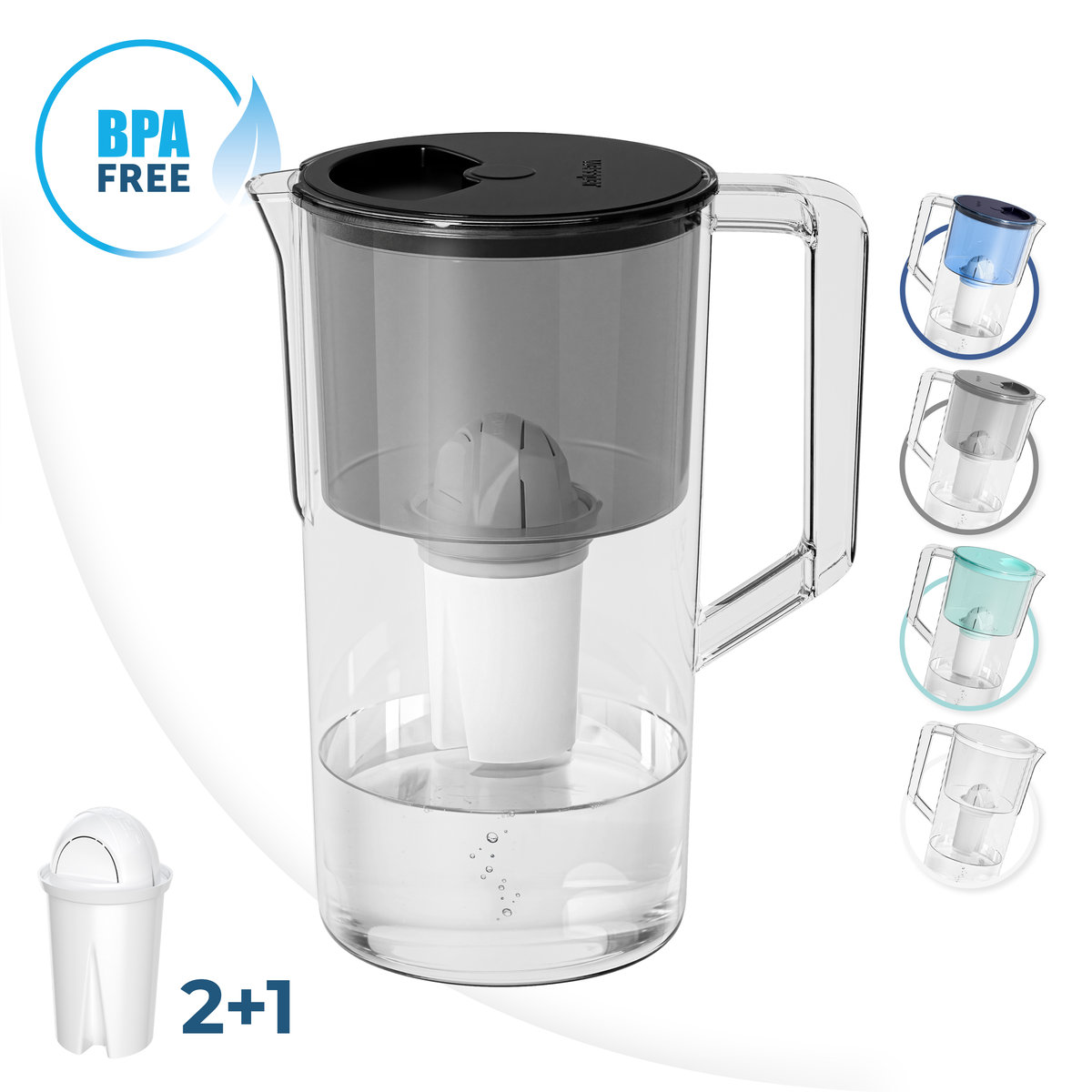 Dzbanek Filtrujący + 3X Filtr Do Brita Aquaphor