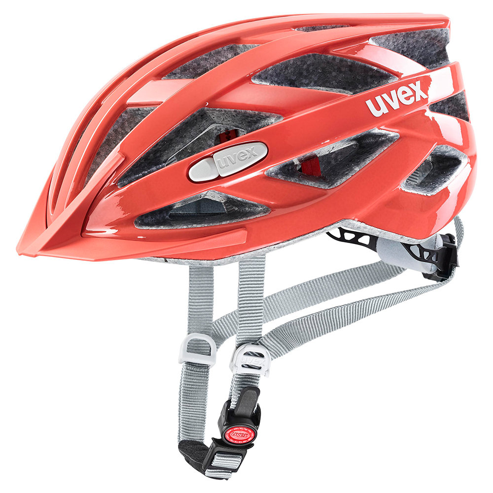 UVEX I-VO 3D Kask rowerowy, czerwony 56-60cm 2022 Kaski miejskie i trekkingowe S4104291017