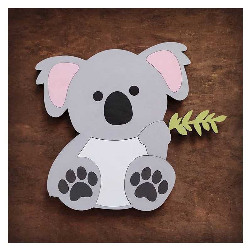 Lampka Koala Led/Drevniane.Pl