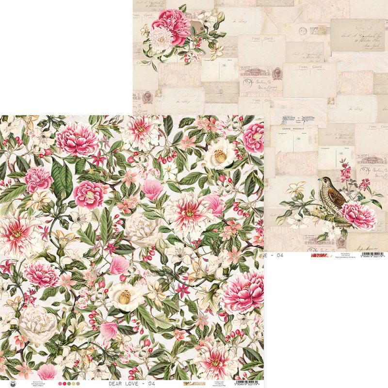 top Papier P13 - DEAR LOVE 04 30x30