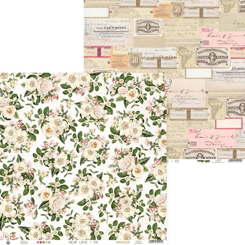 Papier P13 - DEAR LOVE 02 30x30