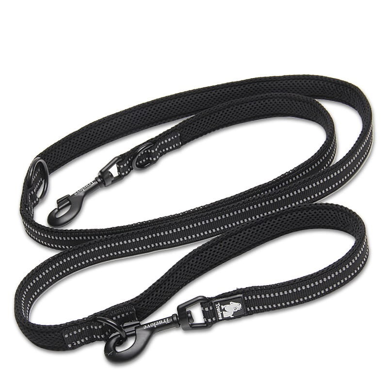 Smycz przepinana dla psa Truelove Active Pro 200 cm, S - 1.5 cm, czarny