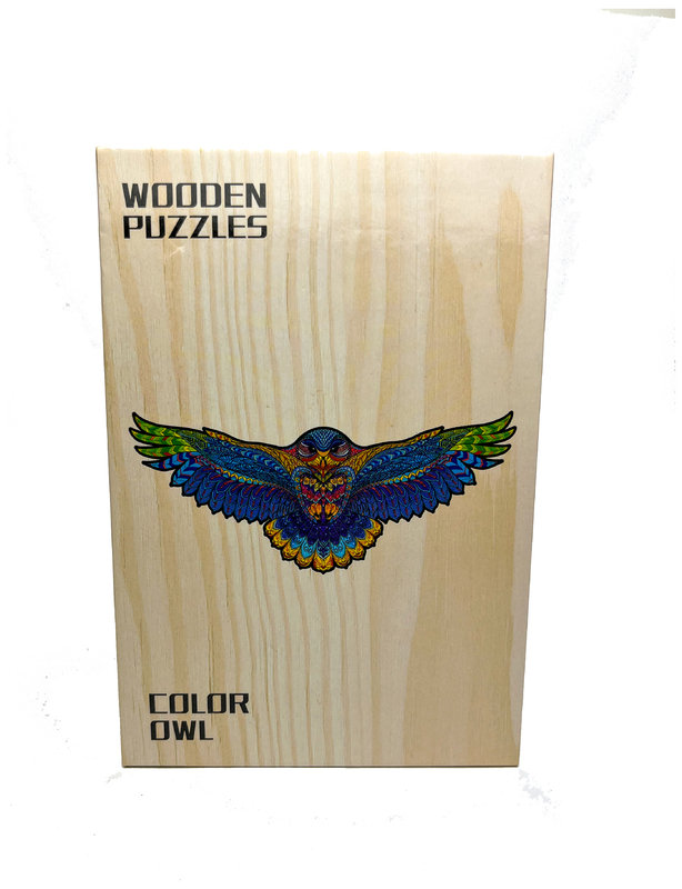 Puzzle Drewniane A4 Sowa