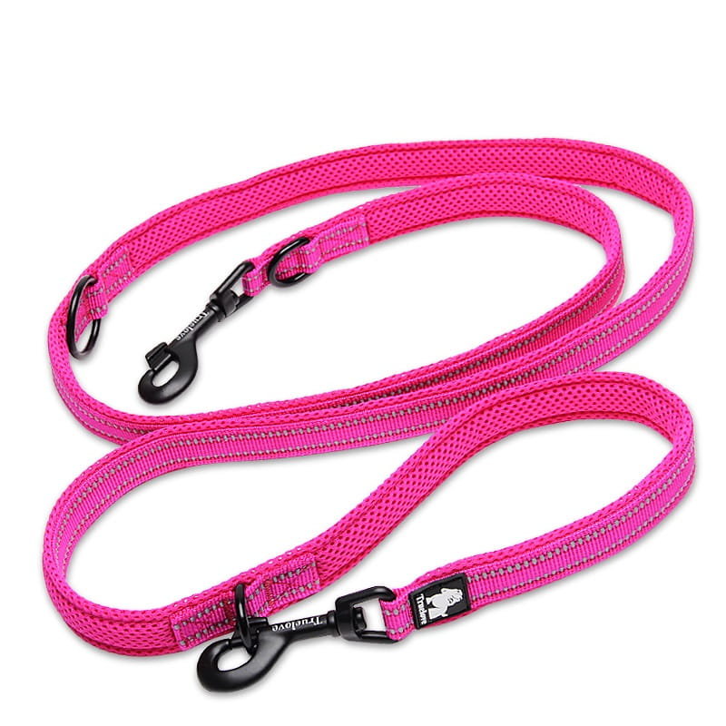 Smycz przepinana dla psa Truelove Active Pro 200 cm, S - 1.5 cm, różowy