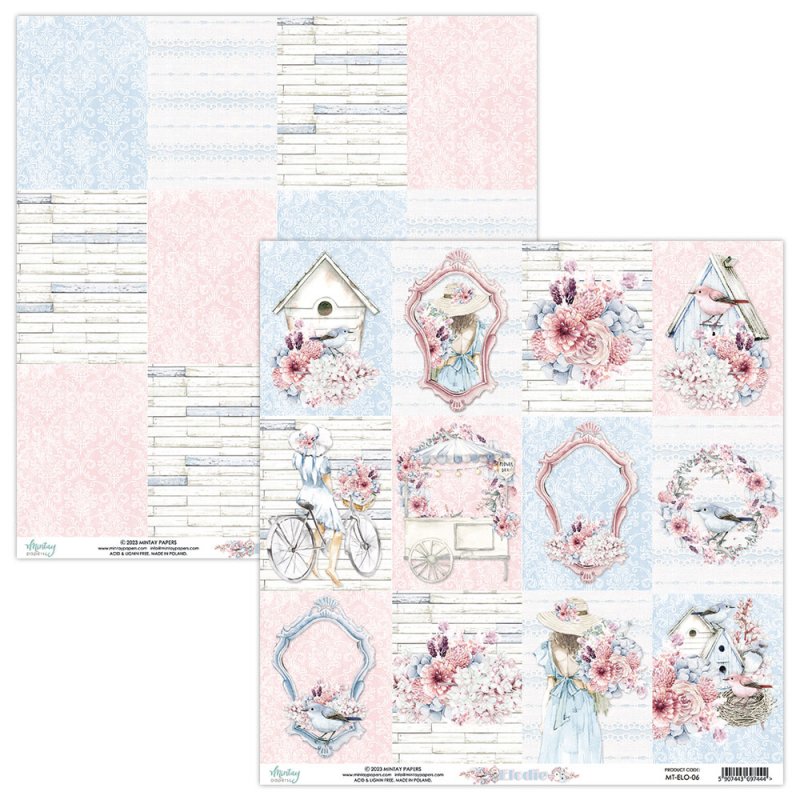 Papier Mintay Papers - ELODIE 06 30x30