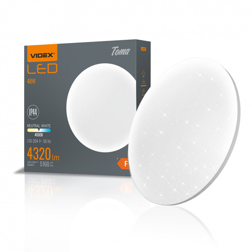 Oprawa sufitowa LED TOMA 48W - Neutralny Biały