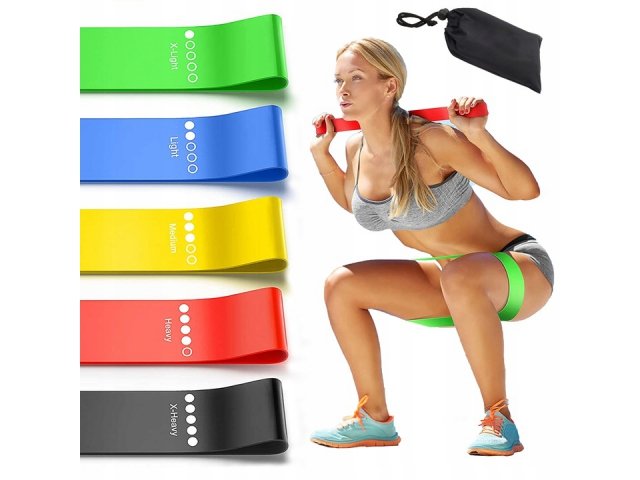 Gumy Oporowe Taśmy Do Ćwiczeń Mini Band Fitness