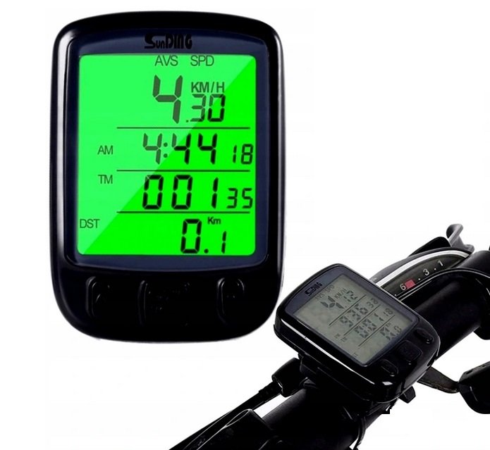 Licznik Rowerowy Bezprzewodowy Wodoodporny  Lcd 29 Funkcji Rower