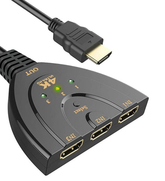 Switch Hdmi 3In1 Rozgałęźnik 3X1 Przejściówka