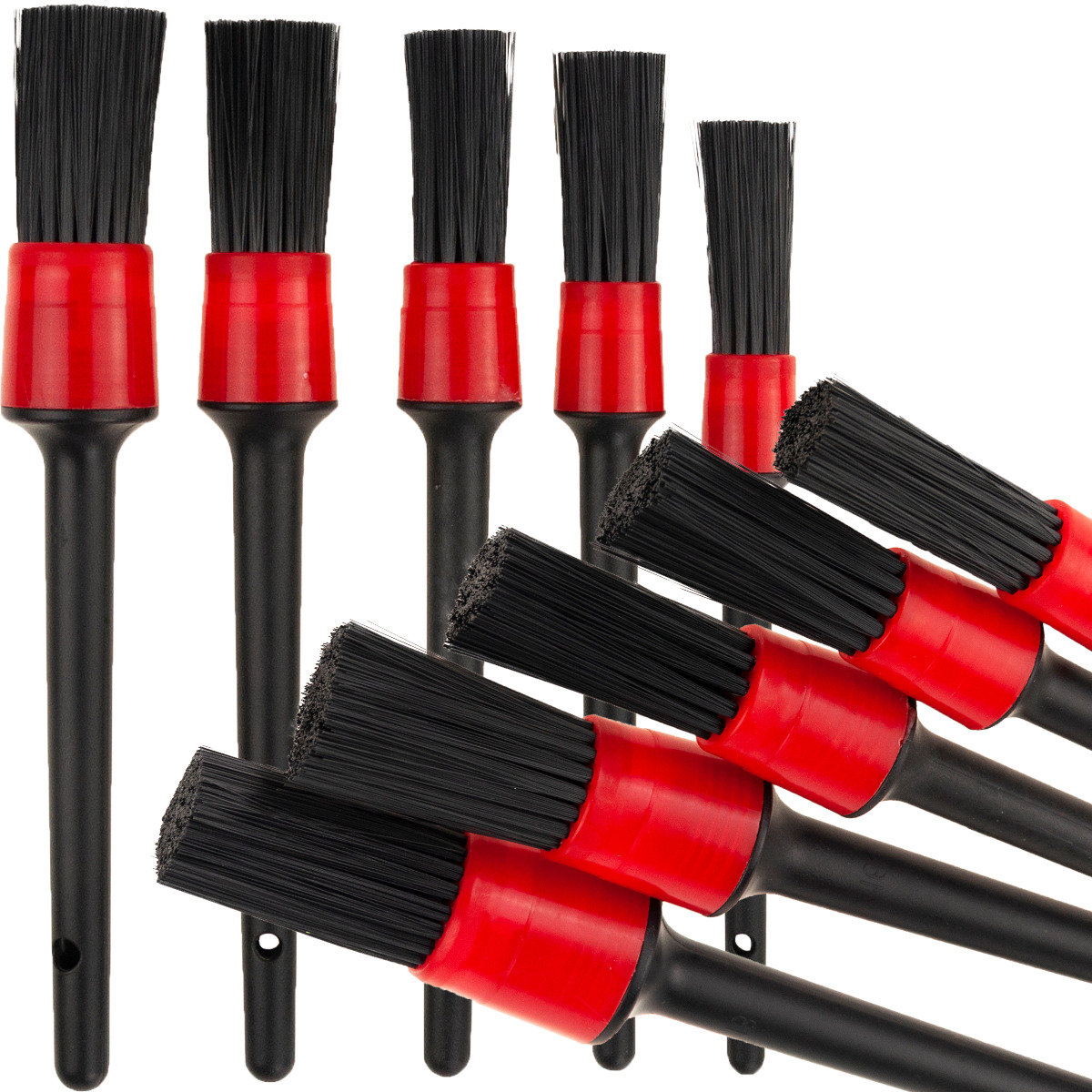 Zestaw Pędzli Pielęgnacji Samochodu Detailingu 5Sz