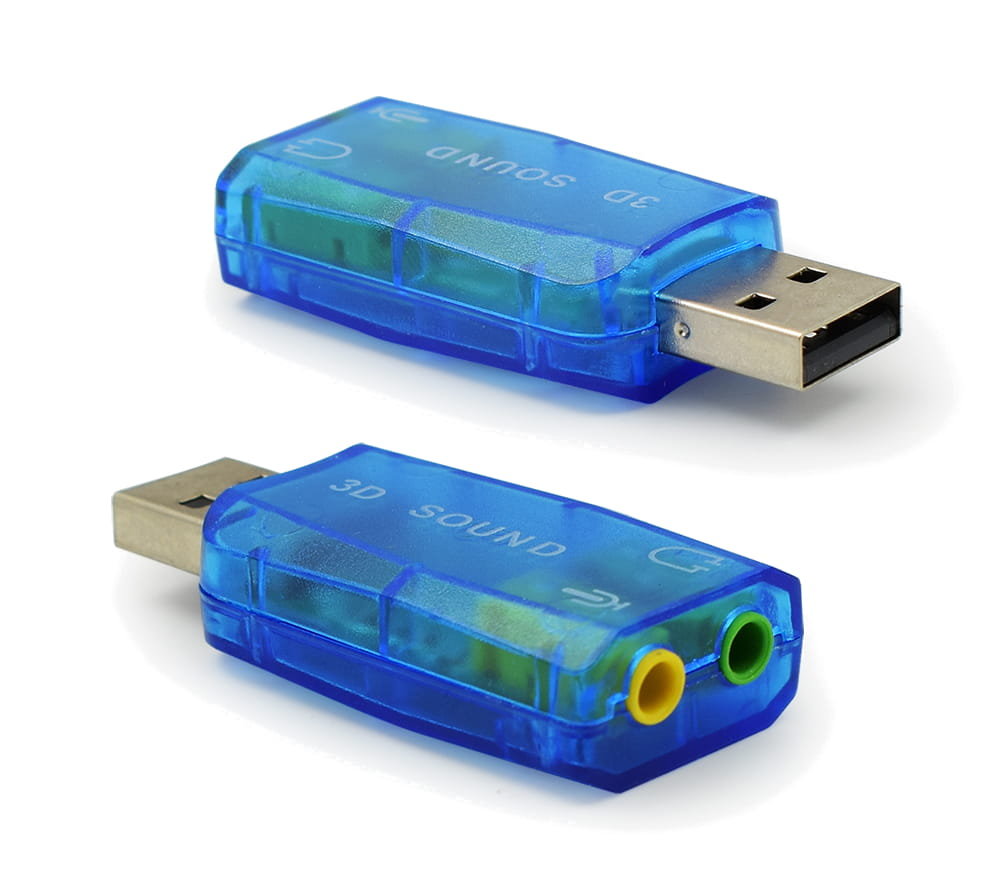 Karta dźwiękowa Usb jack 3,5mm słuchawki mikrofon