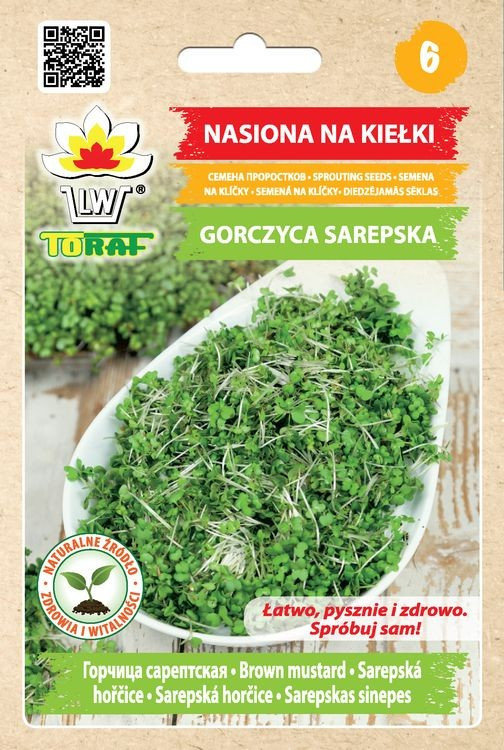 Nasiona Na Kiełki - Gorczyca Sarepska