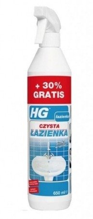 HG czysta łazienka - pianka +30% Gratis 650ml