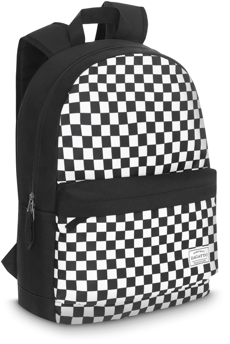 Plecak szkolny dla chłopca i dziewczynki czarny Zagatto jednokomorowy
