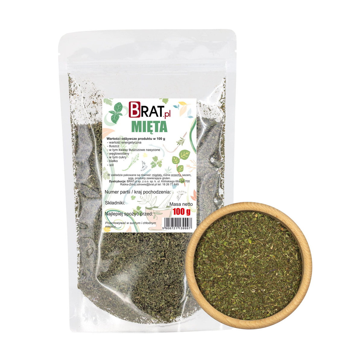 AROMATYCZNA Mięta 100g PRODUKT NATURALNY WYSOKA JAKOŚĆ