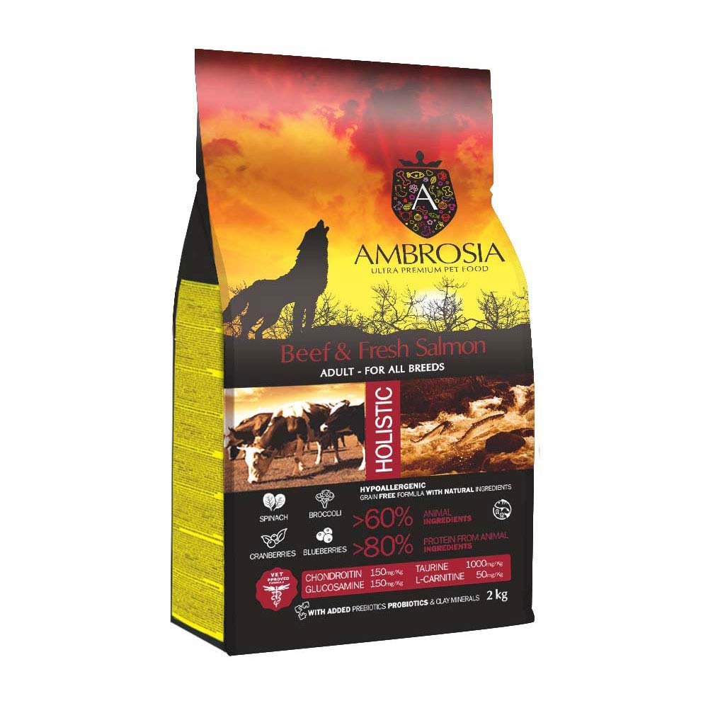 Ambrosia Wołowina I Łosoś 12kg