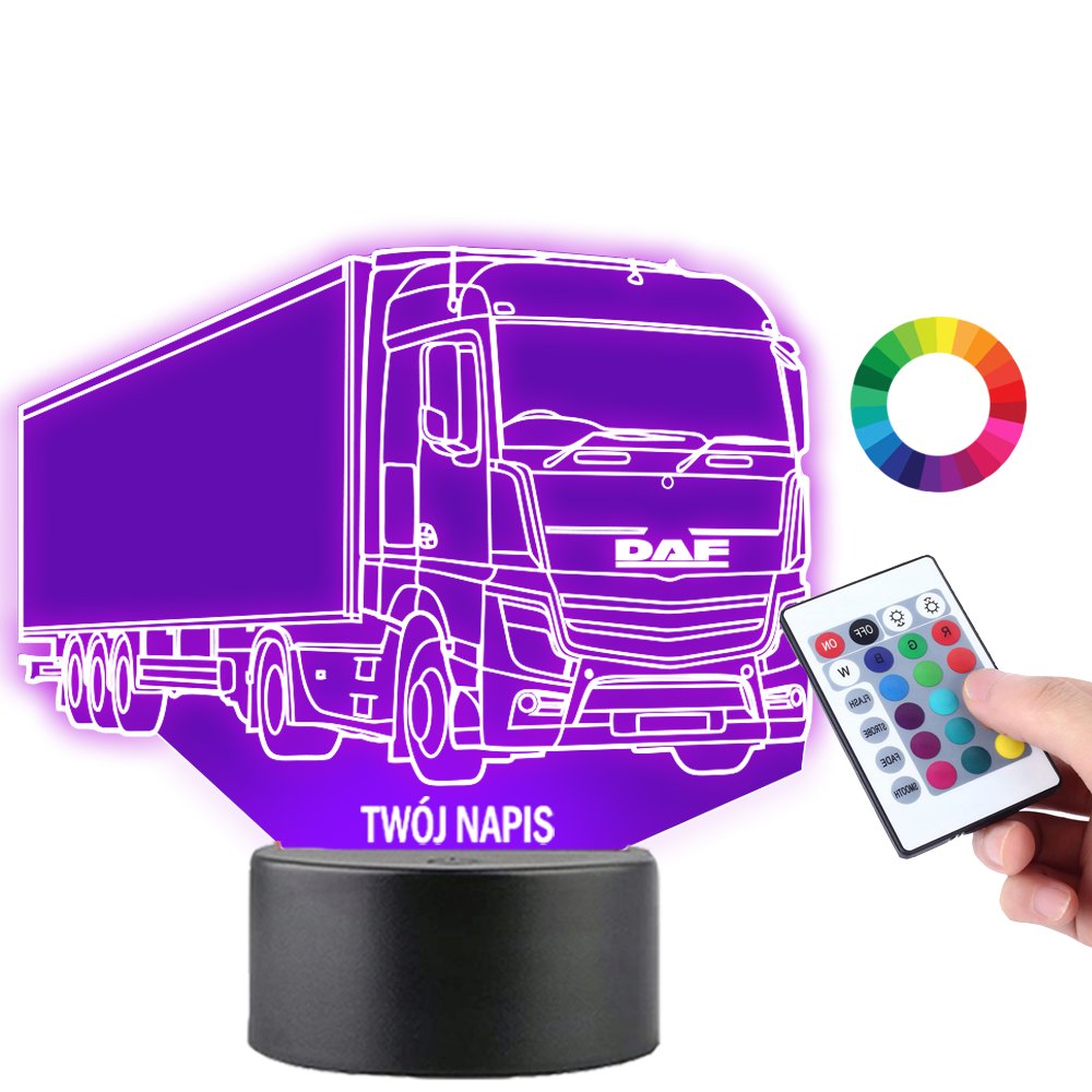 Lampka na biurko DAF Tir Ciężarówka 16 LED PLEXIDO