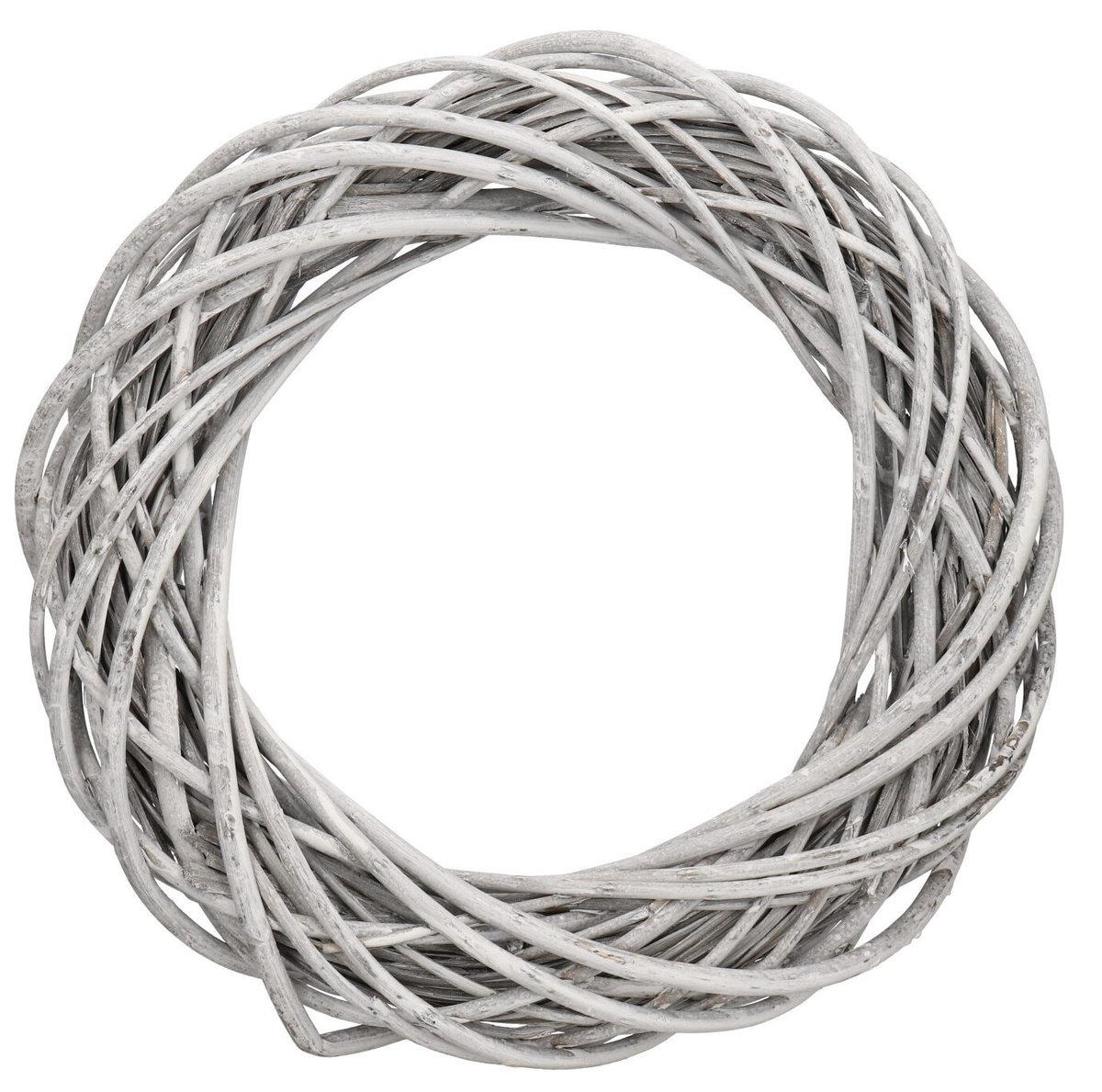 Wianek Wiklinowy Szary 30cm Wiklina Gruby