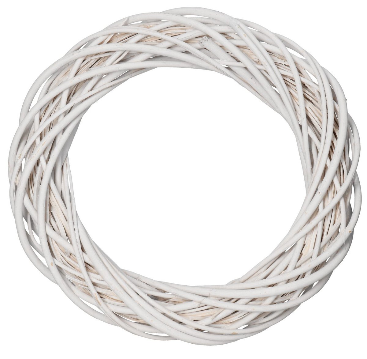 Wianek Wiklinowy 50cm Biały Wiklina Gruby