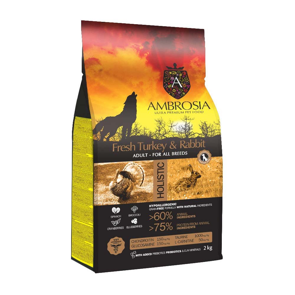 Ambrosia Sensitive Indyk I Królik 2kg