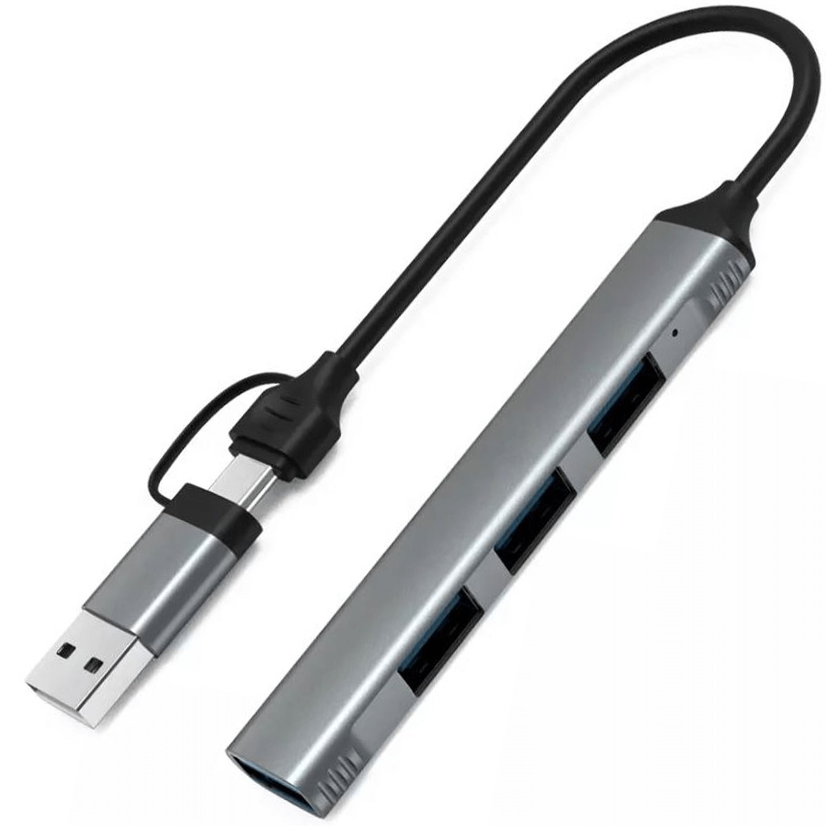 Reagle Hub Usb-C I Usb-A 2W1 Rozdzielacz Na 4X Porty Usb