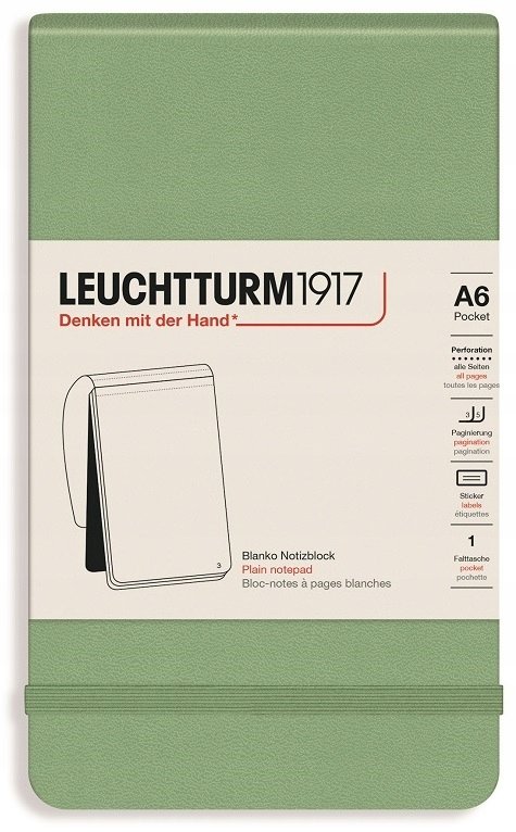LEUCHTTURM1917 Notatnik reporterski A6 Gładki