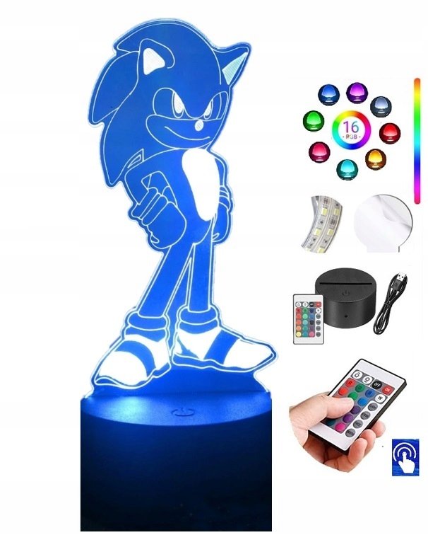 Lampka na biurko Sonic Błyskawica 16k. LED PLEXIDO