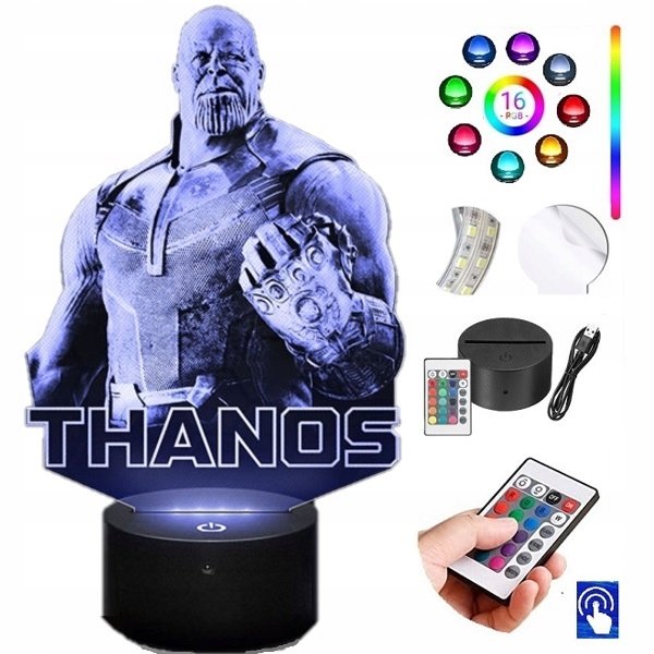 Lampka na biurko Thanos Avengers 16kol LED PLEXIDO
