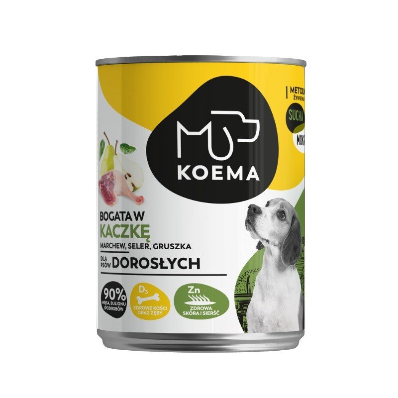 Koema Bogata w kaczkę mokra karma dla psa 400g