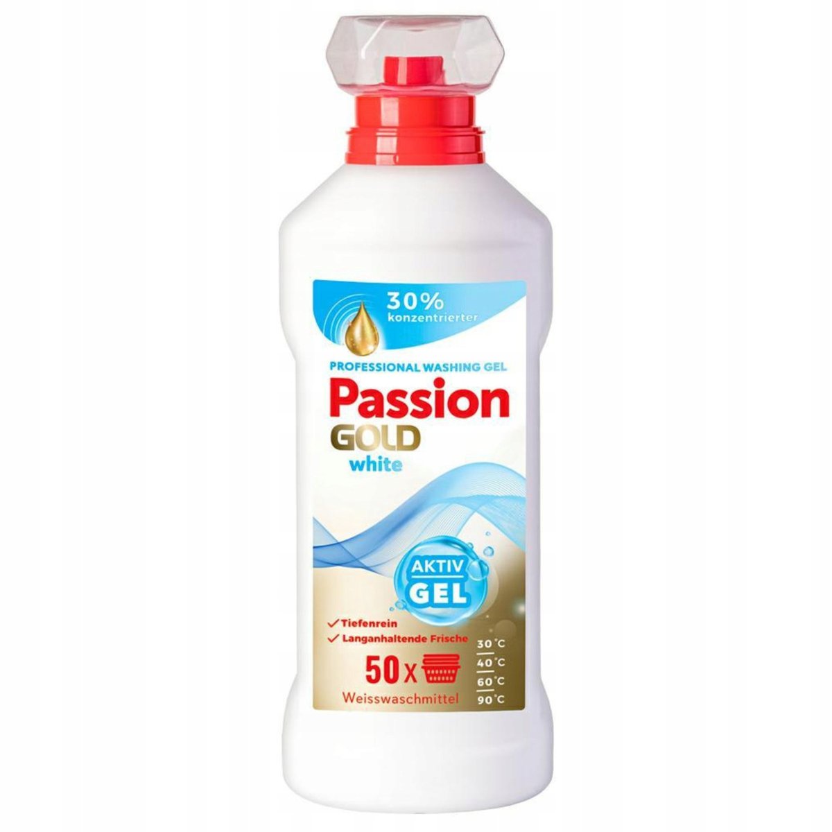 Passion Gold - Żel Do Prania 50 White A'2L