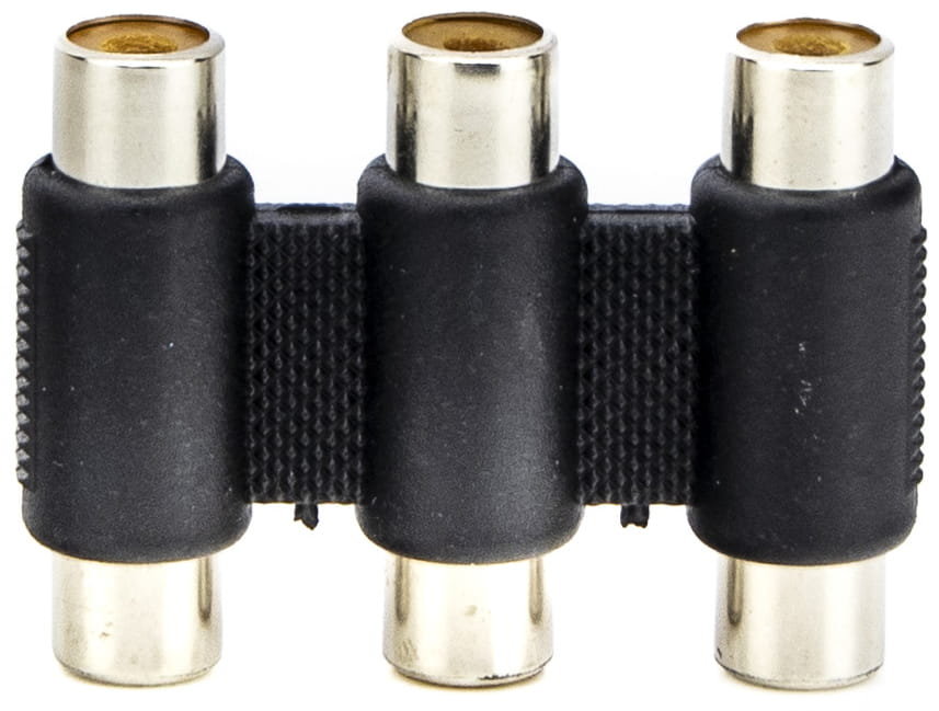 Przejściówka adapter złączka 3x Rca Chinch żeńskie