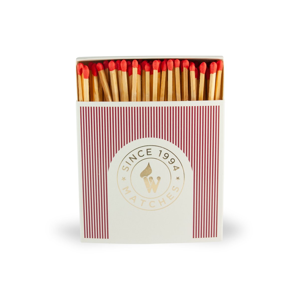 Zapałki Długie - Paski Bordo