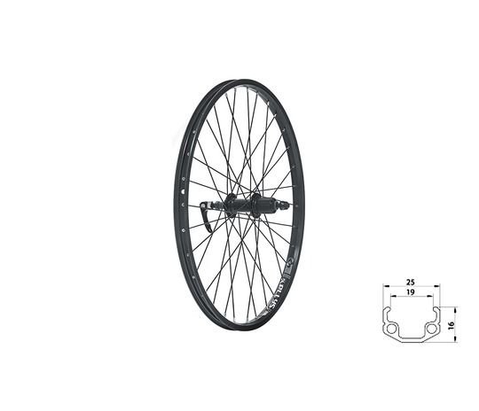 Koło Obręcz Rowerowa Kellys Wasper Cassette V-Brake R 24