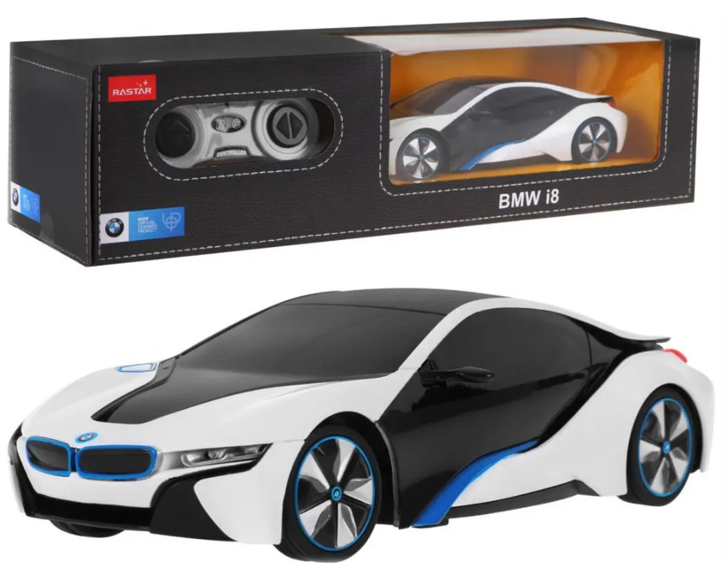 Auto Bmw I8-Uv Zdalnie Sterowane R/C 1:24 Zmienia Kolor