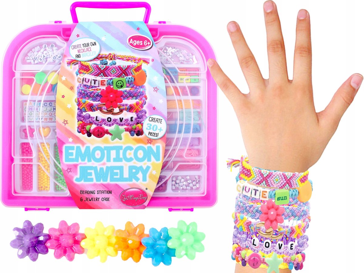 Zestaw Koralików Do Robienia Biżuterii Bransoletka