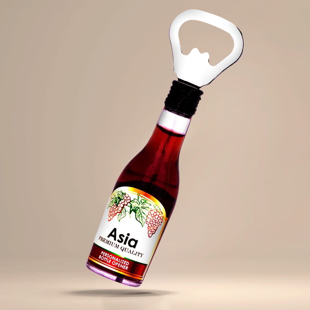 Magnes Butelka Otwieracz Imienny Wino 7