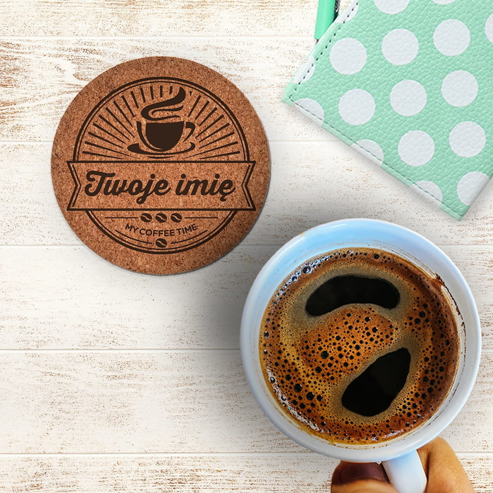 Podkładka Korkowa - Coffee -Imię Damskie