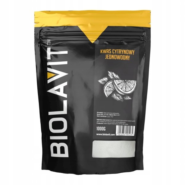 Kwasek Cytrynowy 1 kg Biolavit