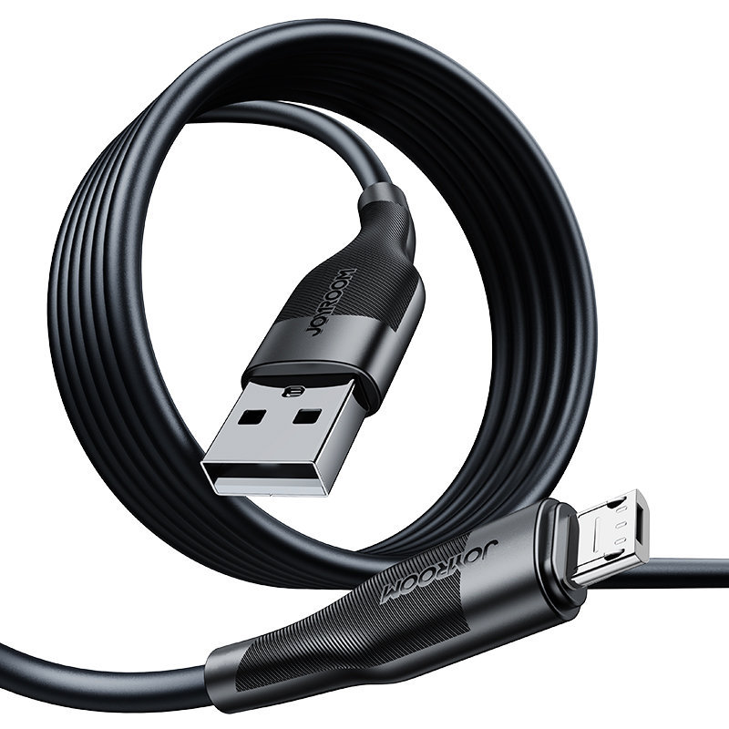 Joyroom kabel USB - micro USB do ładowania / transmisji danych 3A 1m czarny (S-1030M12) S-1030M12(M)-black